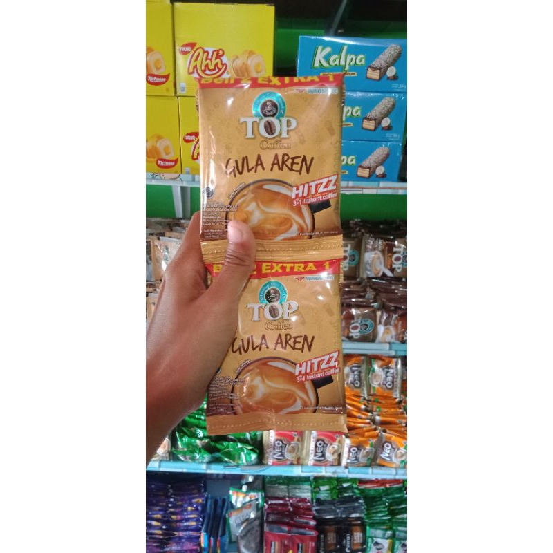 

Top coffe gula aren 1 rtg 15 sachet