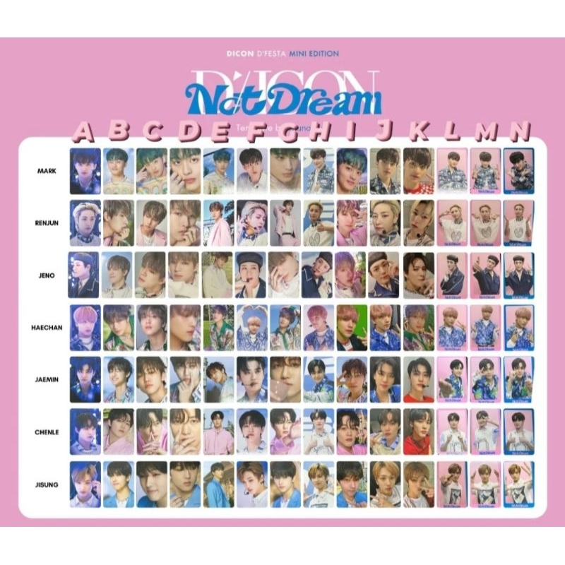 Photocard official Haechan Dicon 102