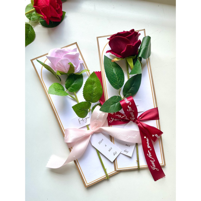 KARTU UCAPAN MAWAR / kartu ucapan aesthetic/ BIG ROSE CARD / happy birthday card / happy anniversary