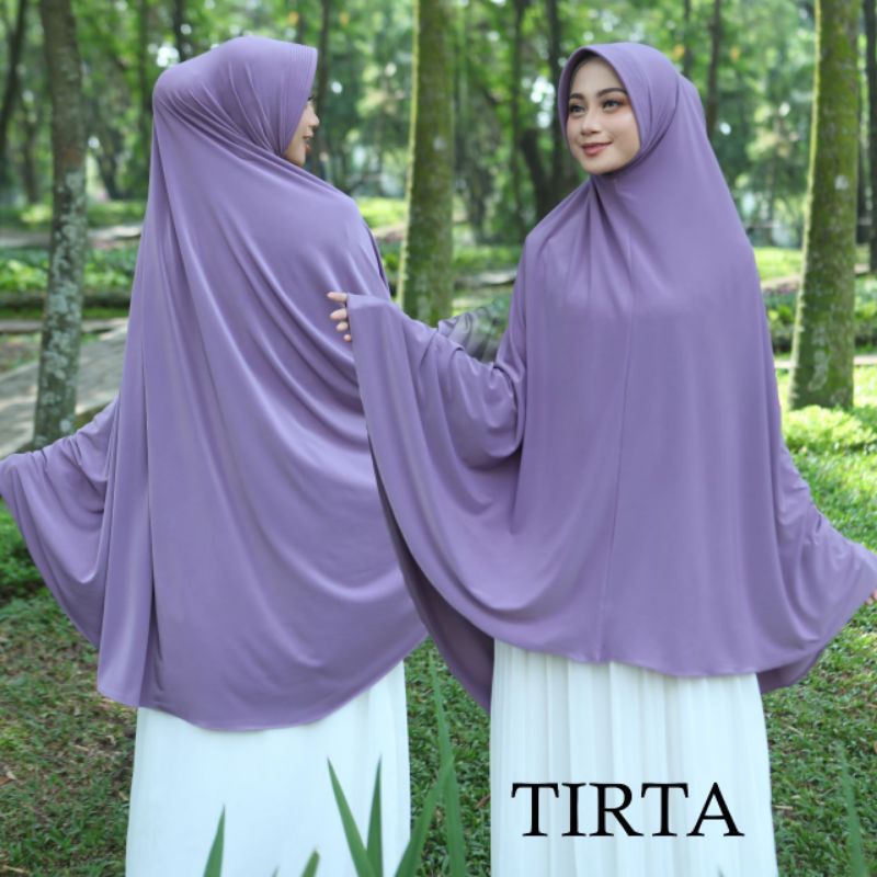 cod,jilbab bergo  TIRTA jumbo syar'i size Xxxl hijab instan sorong bahan Jersey Korea premium Khimar