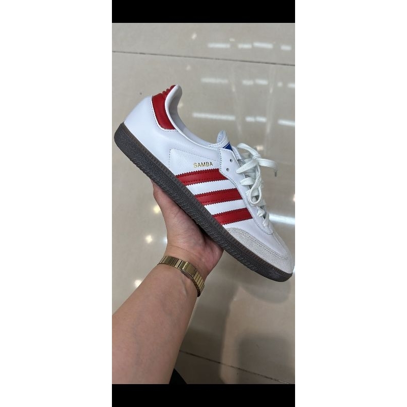 Adidas samba og white red