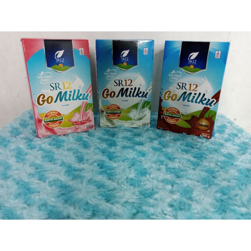 

Gomilku susu etawa varian rasa vanilla, stroberi dan coklat 200gr