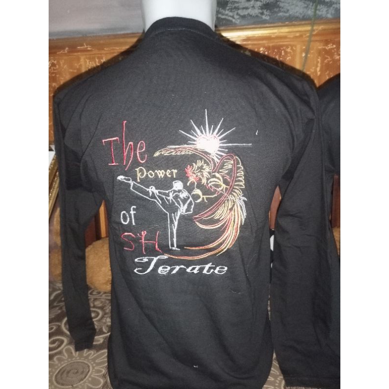 Kaos SH Terate Lengan Panjang Full Bordir Terbaru