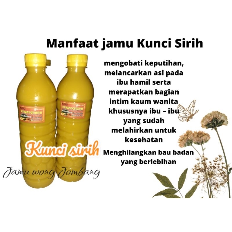 

jamu Kunci sirih . 100% Halal MUI