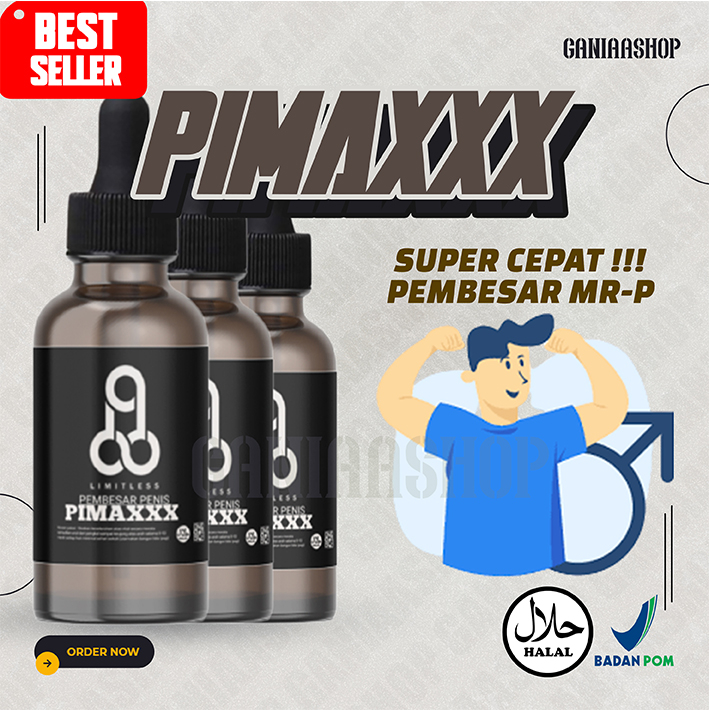 PIMAXXX - Multivitamin Suplemen obat pembesar dan panjang Penis MR.P Ampuh Permanen BPOM HALAL