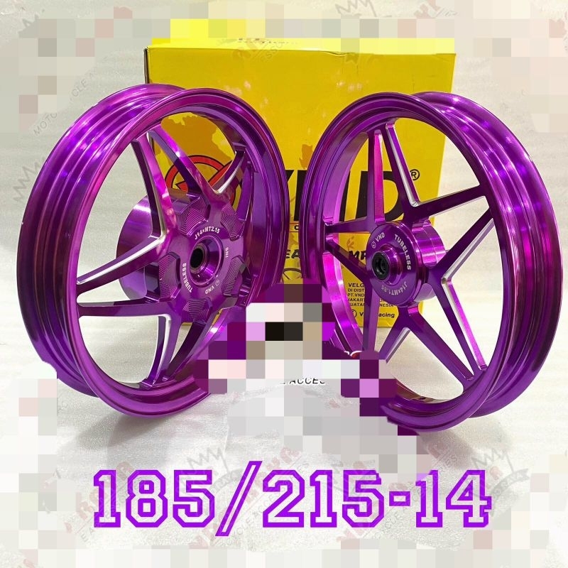 VELG RECING VND V SPEED H VARIO 125/150UK 185/215-14 WARNA UNGU