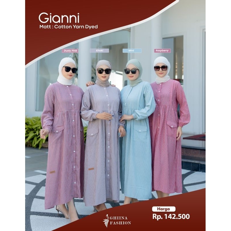 GIANI MIDI DRESS GAMIS SALUR GHINA FASHION