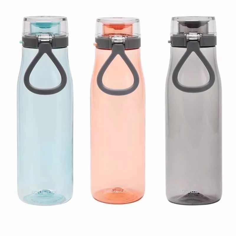 lock n lock botol minum one touch sport bottle 750ml ABF 685 orange
