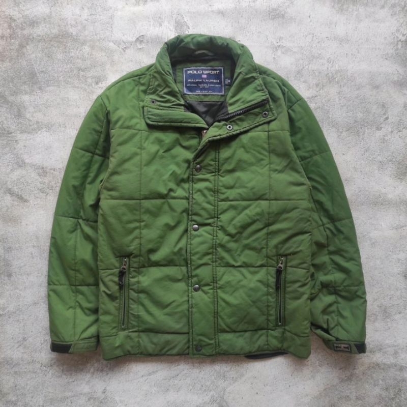 puffer jacket polo