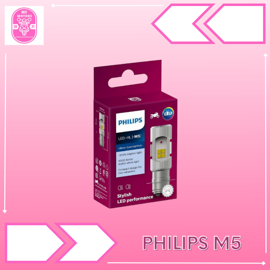 LAMPU PHILIPS M5 UNIVERSAL ALL MOTOR PNP VARIO 125 BEAT 2020 VARIO 150 NEW VARIO 160 NEWGENIO BEAT D