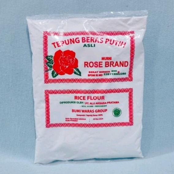 

Tepung Beras Putih Rose Brand (200 gr)