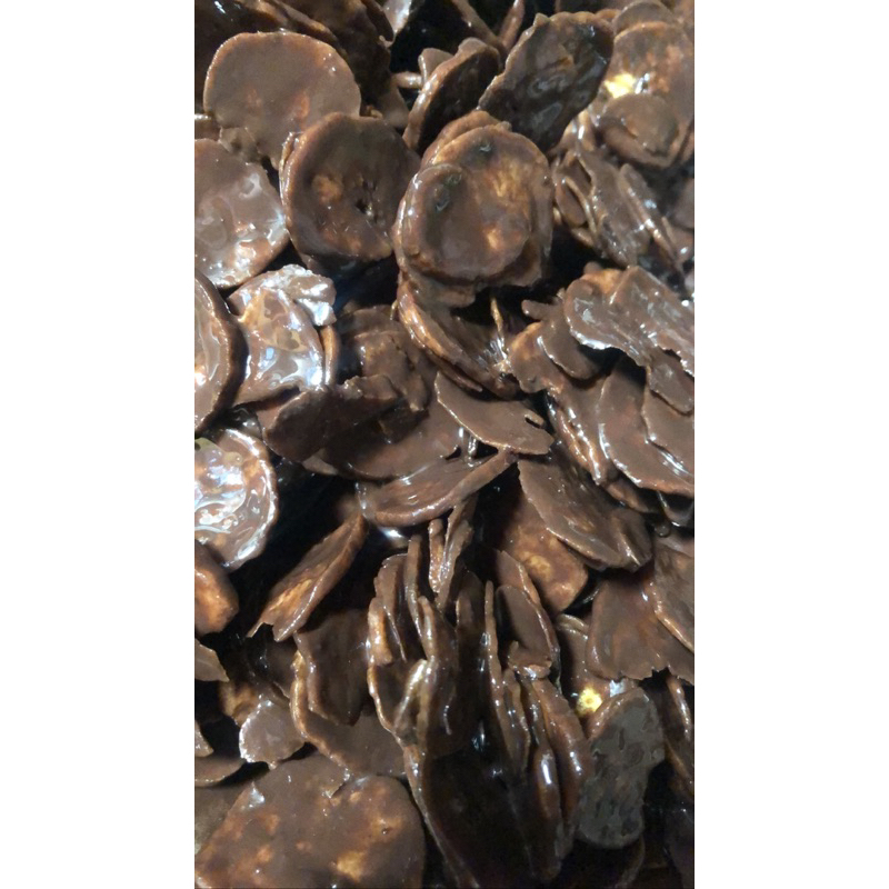 

Keripik pisang cokelat lumer