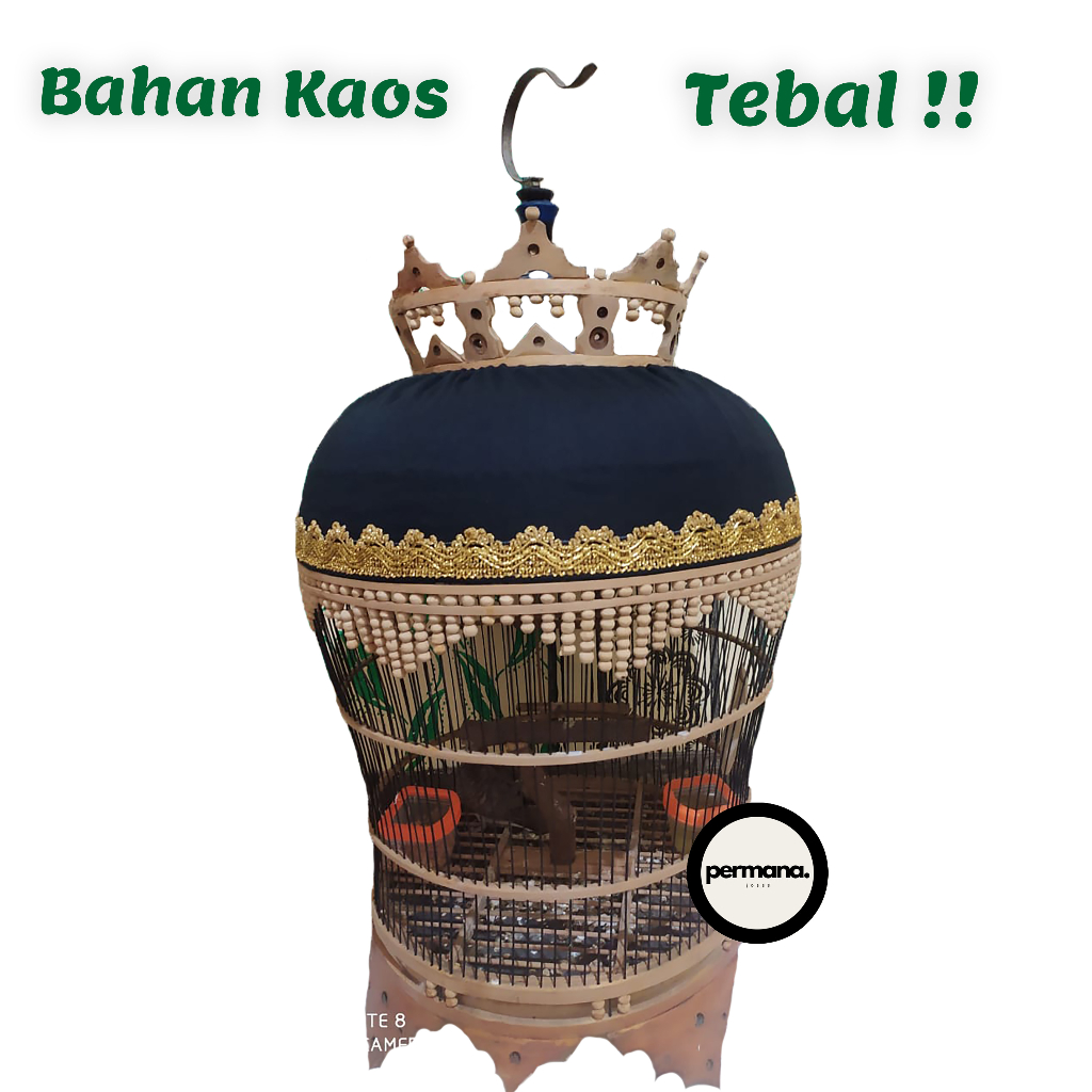 KERODONG SANGKAR BURUNG PERKUTUT P3SI MAHKOTA KUTUT POLOS TEBAL MURAH TERBARU