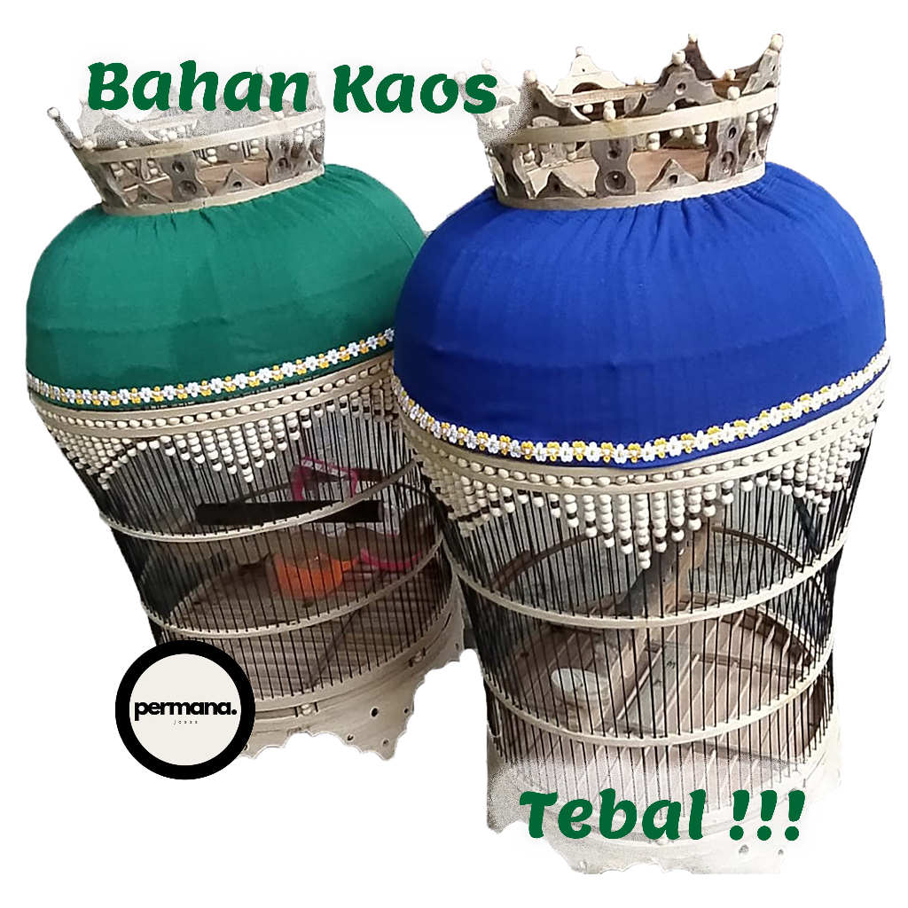 KERODONG SANGKAR BURUNG PERKUTUT P3SI MAHKOTA KUTUT POLOS TEBAL MURAH TERBARU HALFSIDE