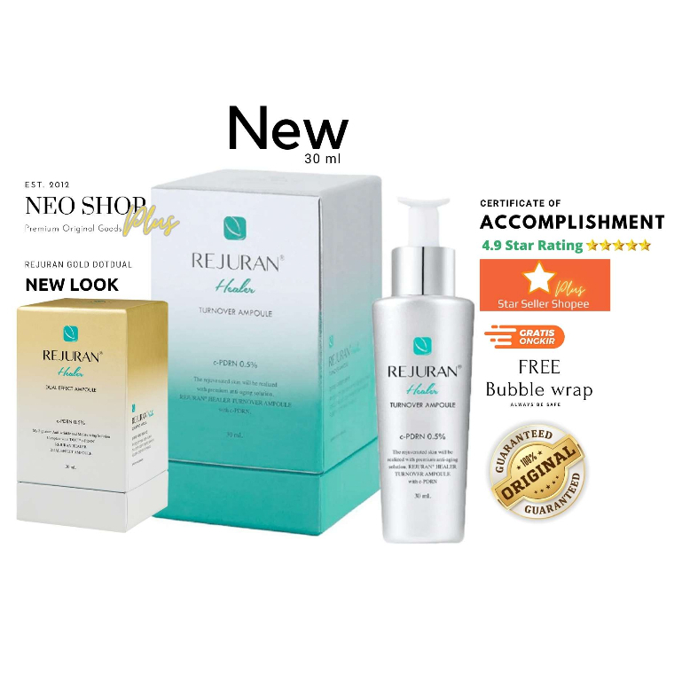 REJURAN Healer Turnover Ampoule DOT DUAL EFFECT 10ml X 3 piece ( ORIGINAL PRODUK GUARANTEE )