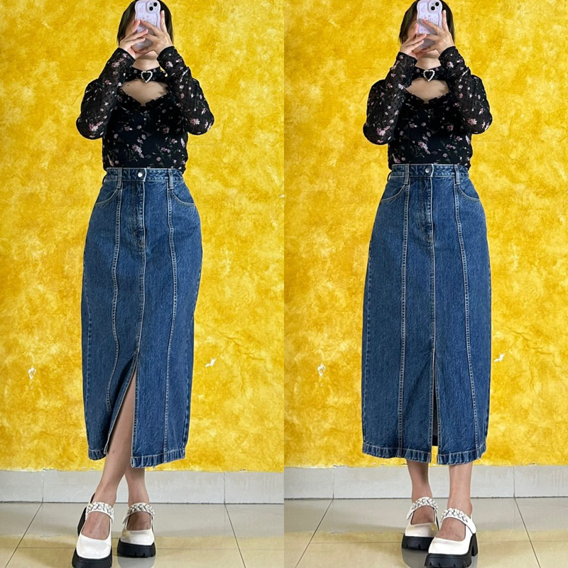 GU JEANS SKIRT