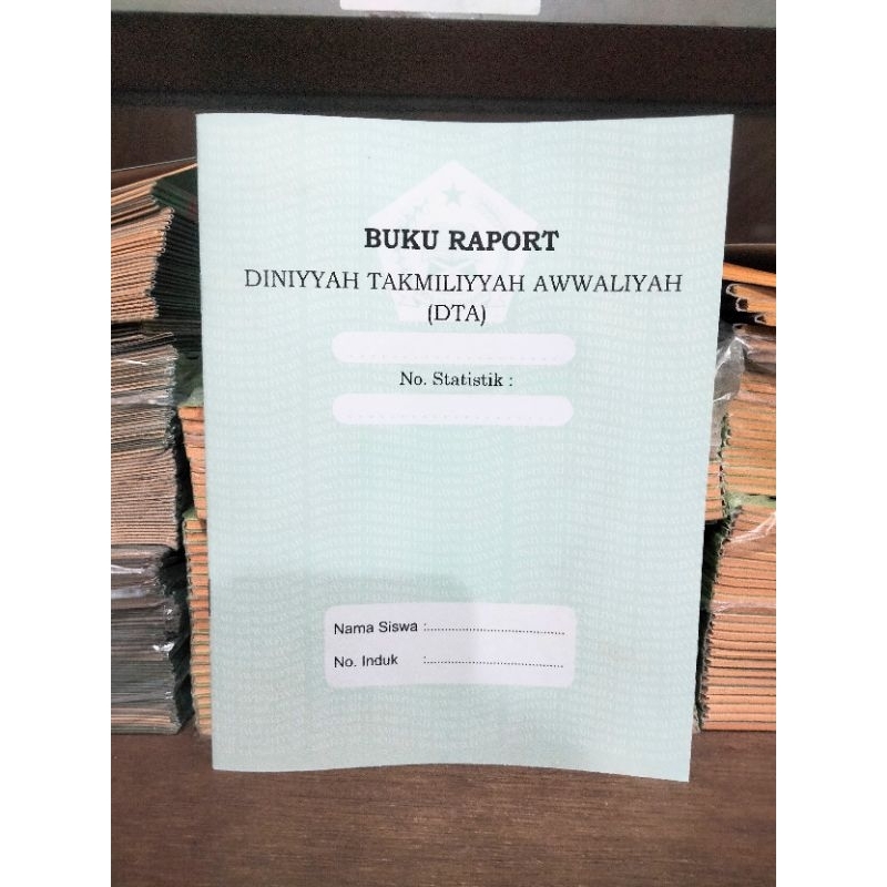 Raport MDTA Diniyyah Takmiliyyah Awaliyah dta