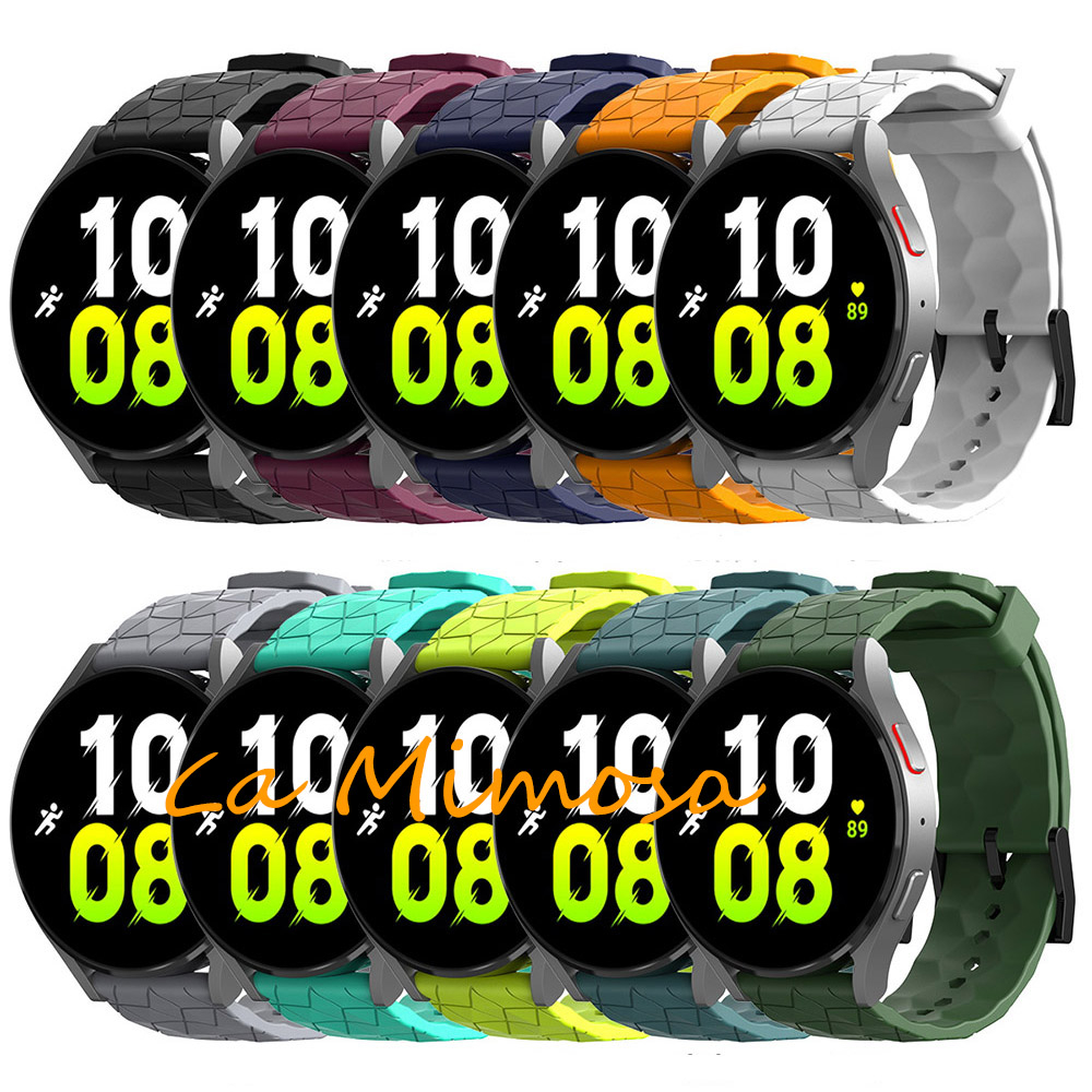 Strap Silicone Football Pattern 22mm Garmin Forerunner 255 Garmin Chronos Samsung 46mm