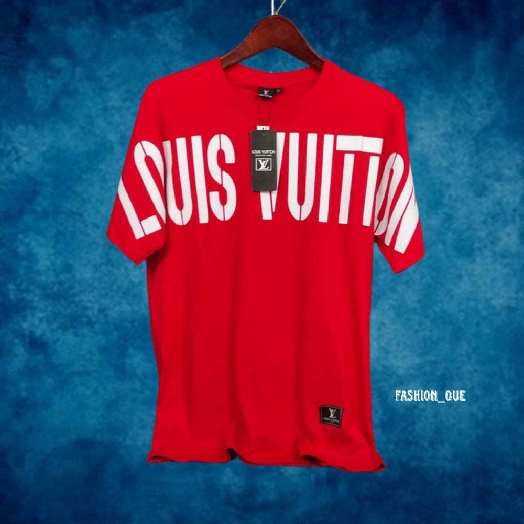 KAOS LV LOUIS VUITTON IMPORT PREMIUM BAHAN 100% KATUN FULL TAG UNISHEX PRIA WANITA LENGAN PENDEK PAK