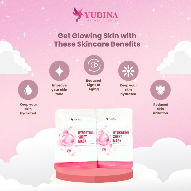 Yubina HYDRATING sheets mask