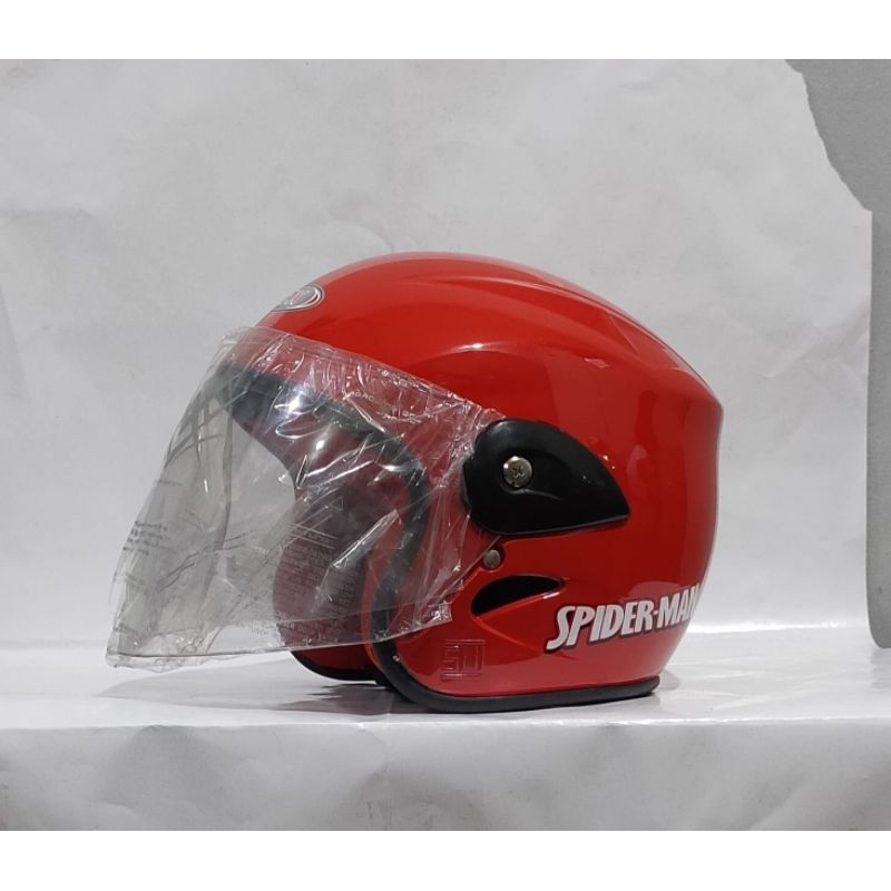 Helm Sepeda Motor Half Face Anak Umur 2 3 4 5 Tahun Laki Perempuan Standar Sni / Helem Balita Tk Sd 