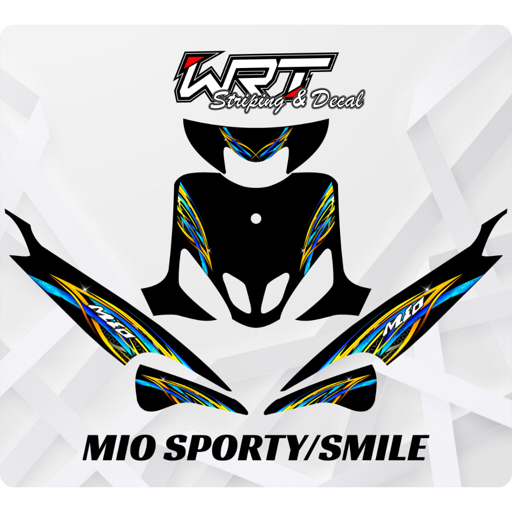 Striping Mio Sporty-Stiker Decal Mio Smile Racing Laxury