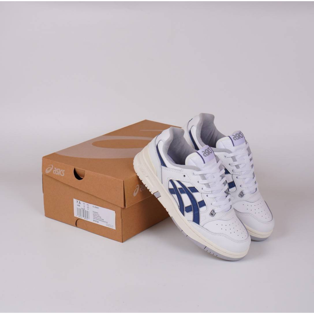Sepatu Sneakers Pria Asics EX89 White Navy