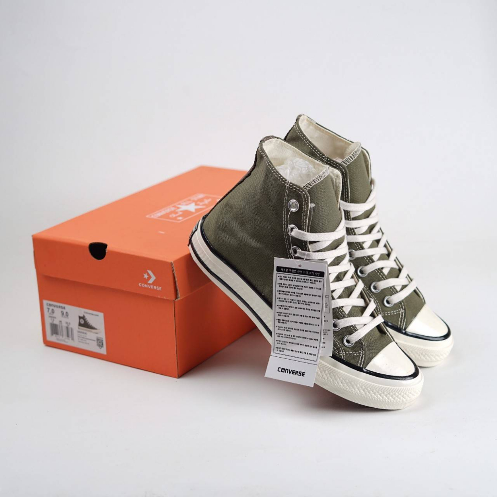 Sepatu Casual Converse 70s High Egret Field Surplus PREMIUM