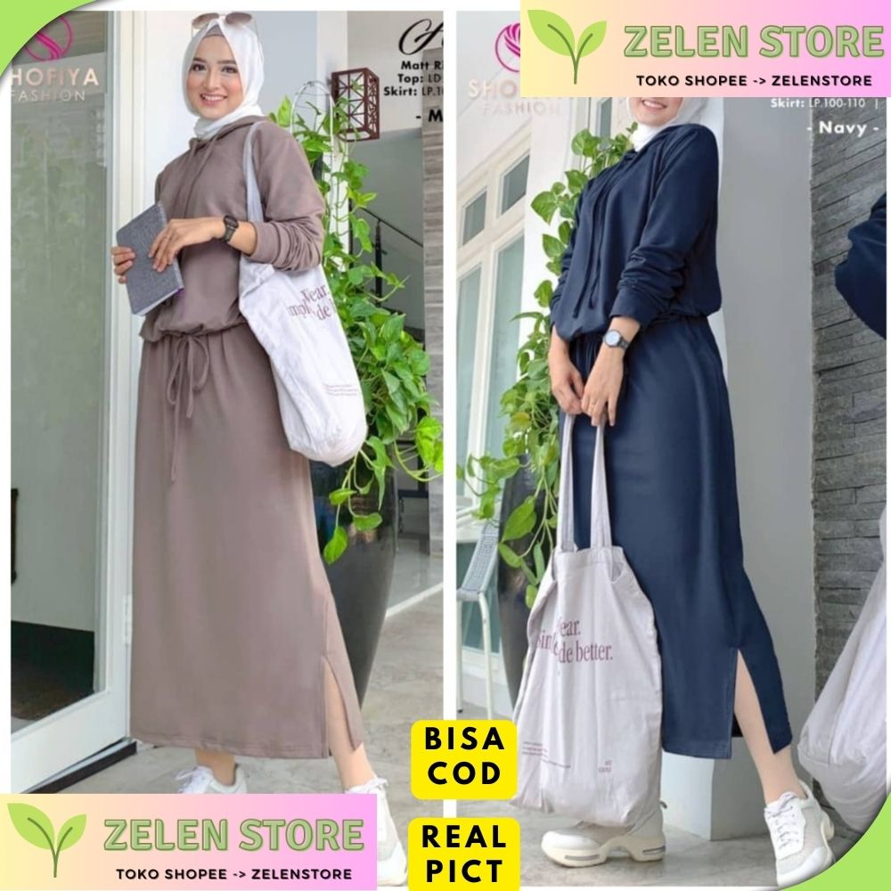 Alexa Setelan Rok Casual Set Rok Wanita