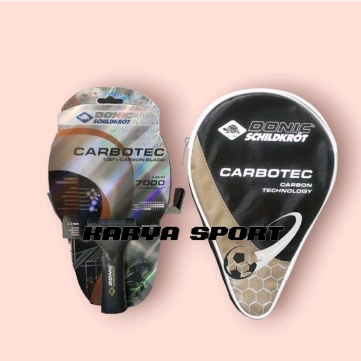 Bat DONIC Schildkrot Carbotec 7000 Original Bet Tenis Meja Pingpong