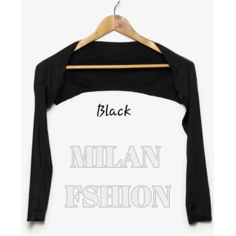Manset Tangan Sambung Bolero (spandek PE rayon super) manset tangan