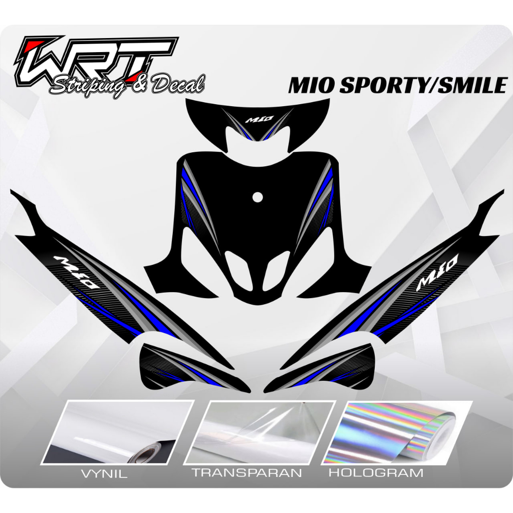 Striping Mio Sporty-Stiker Decal Mio Smile Racing Simpel
