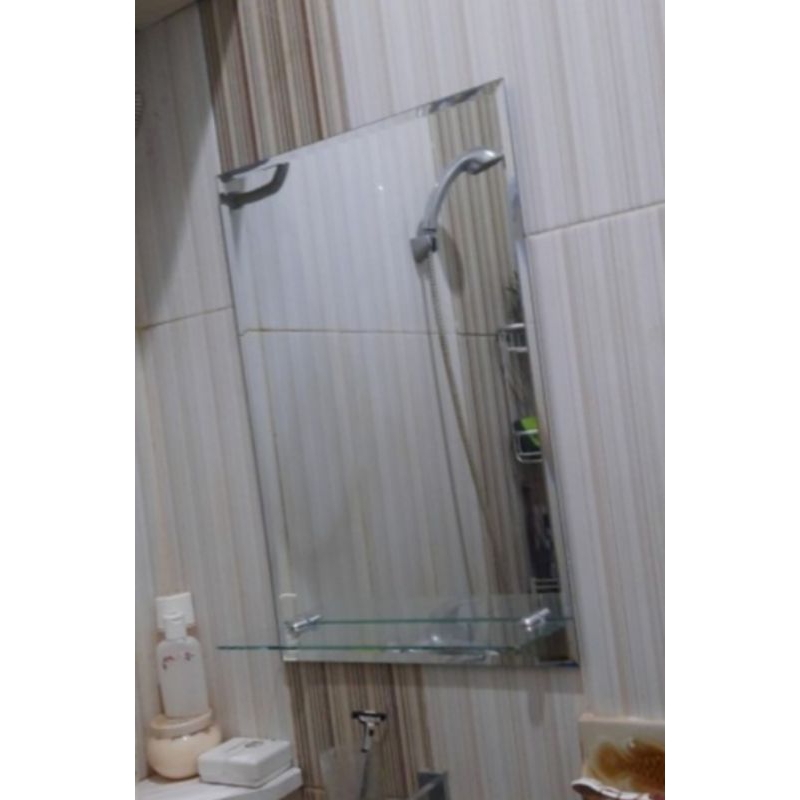 kaca cermin dinding/wastafel kotak, uk.40x60