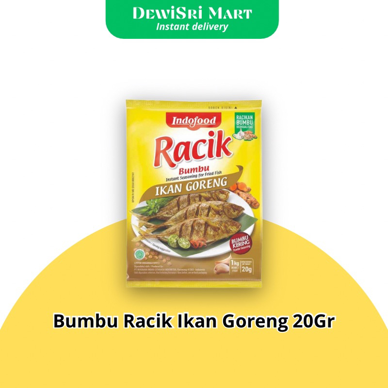 

Bumbu Racik Ikan Goreng Indofood 22gr - Dewi Sri Mart