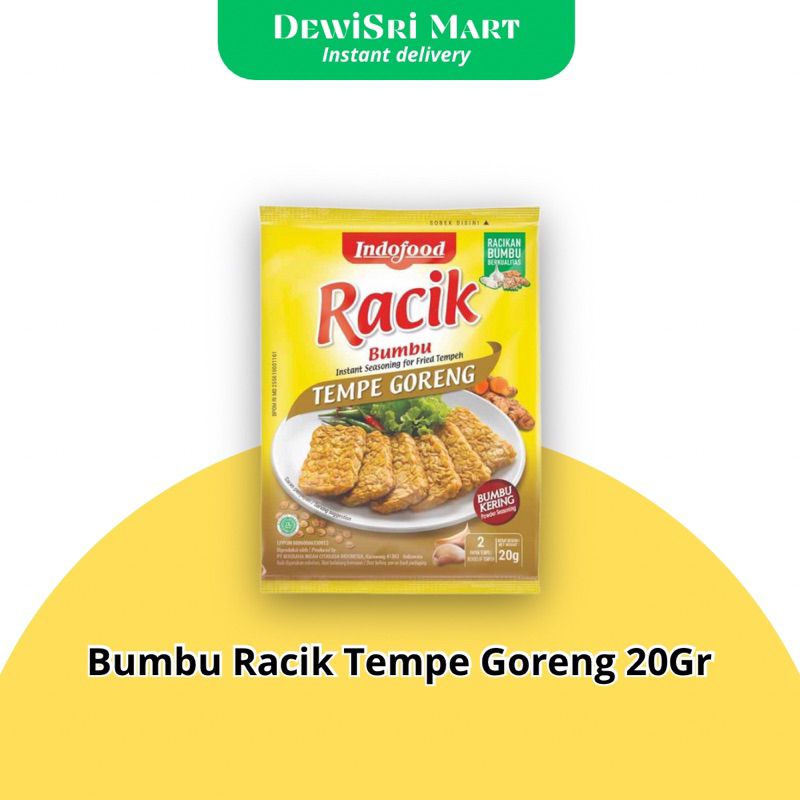 

Bumbu Racik Tempe Goreng Indofood 22gr - Dewi Sri Mart