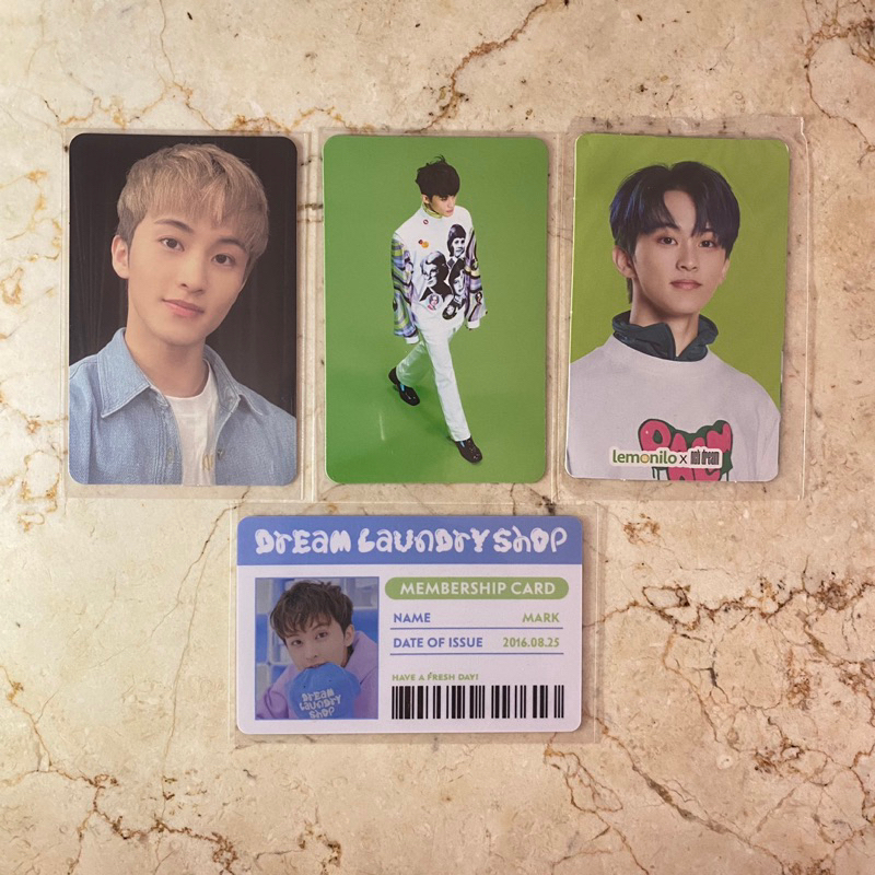 Official Photocard NCT MARK  ~ QR Fact Check / Lemonilo  / ID Card Laundry / Glitch Mode Bene SM Sto
