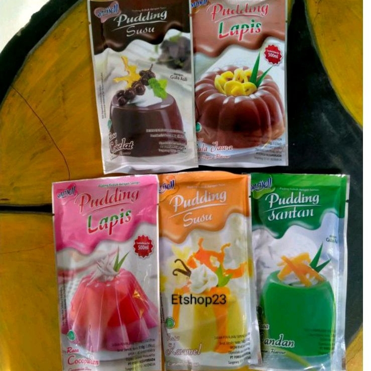 

Puding susu Nutrijel 145 gram aneka rasa