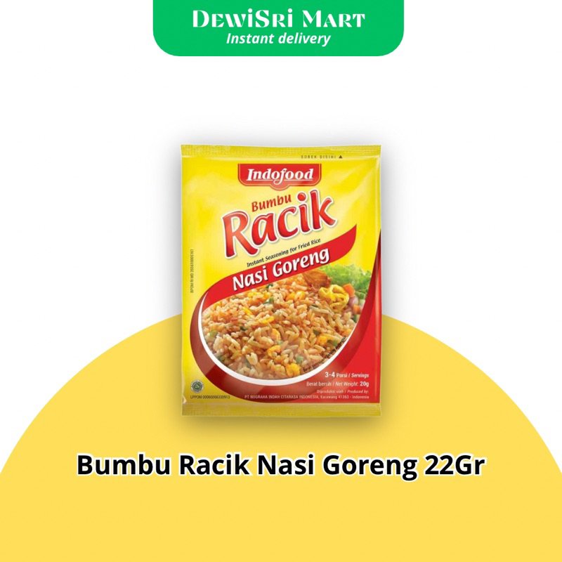 

Bumbu Racik Nasi Goreng Indofood 20gr - Dewi Sri Mart