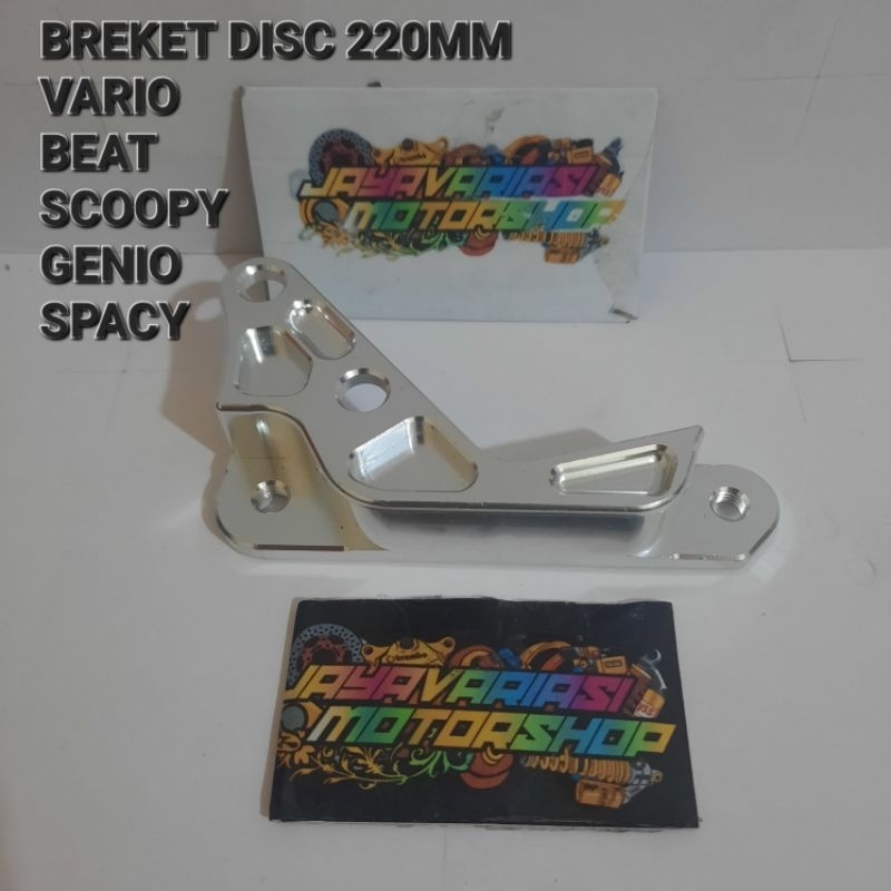 BREKET KALIPER BIGPOT KIRI 4PISTON 4P FULL CNC DISC 220MM & 260MM PNP MATIC HONDA VARIO 110/ VARIO 1