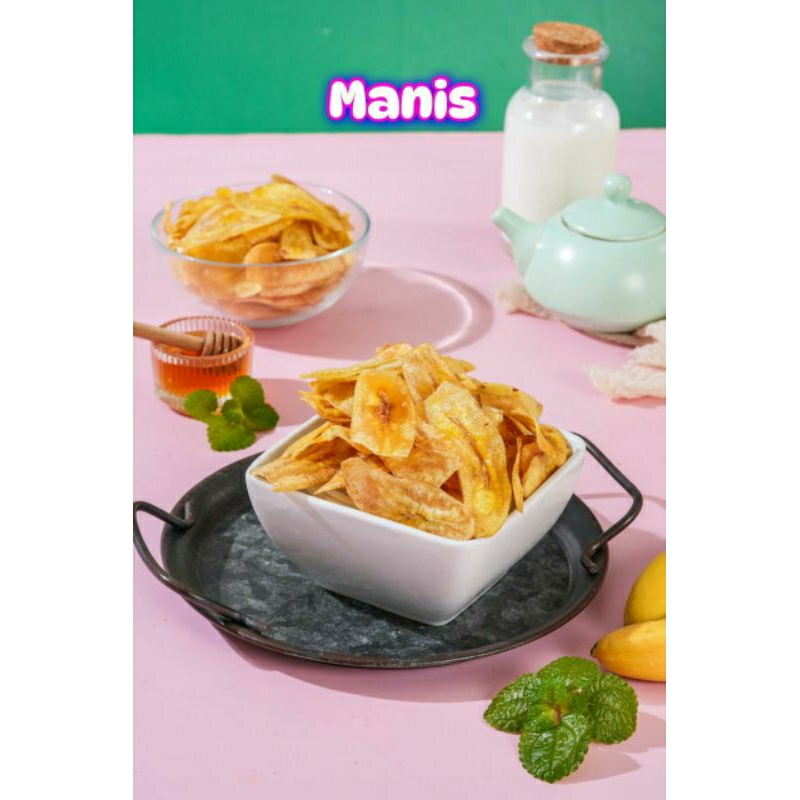 

Keripik pisang Manis 250gr