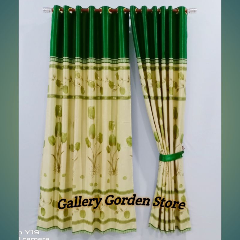 Gorden tirai jendela, GORDEN BLACKOUT PREMIUM, HORDENG JENDELA TALI + RENDA, GORDEN MOTIF BUNGA TULI