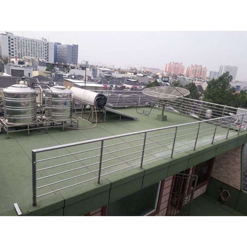 Waterproofing dak beton/membran bakar-pelapis anti bocor bangunan