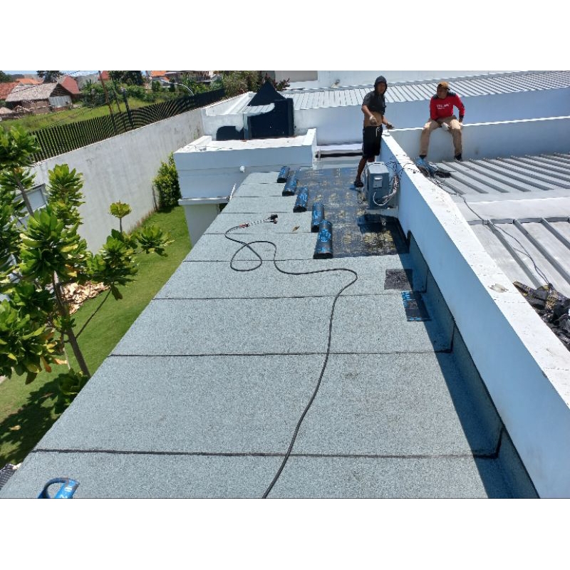 Jasa waterproofing membran bakar/material -waterproofing dak beton-pelapis anti bocor bangunan