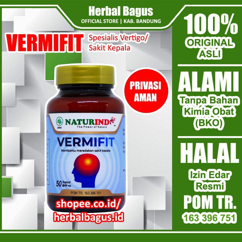 Obat Sakit Kepala Menahun Obat Vertigo Migren Obat Herbal Sakit Kepala Vertigo Vermifit Ampuh Asli