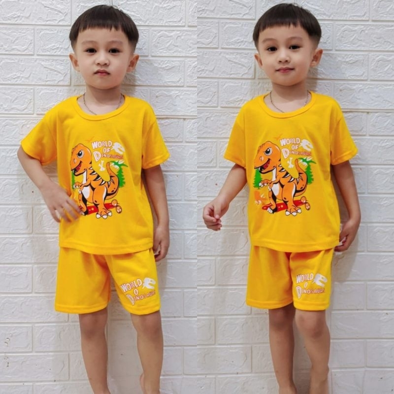setelan baju anak-anak laki-laki untuk umur 1-4 tahun