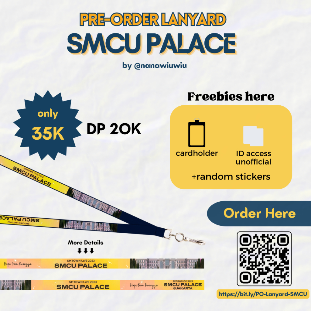 

Lanyard SMTOWN JAKARTA 2023 (Lanyard SMCU PALACE)