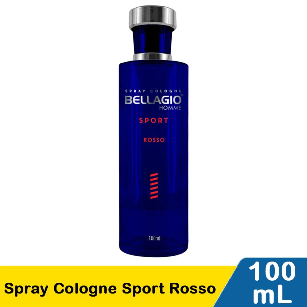 Bellagio Homme Spray Sport Cologne merah (Rosso) 100ml