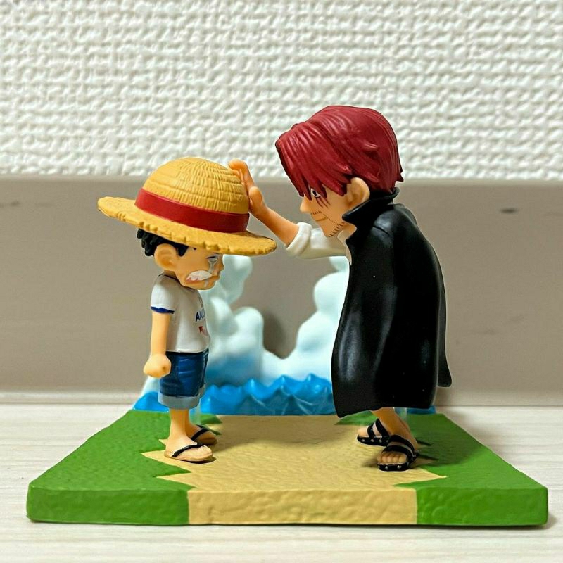 Mini Figure Luffy & Shanks One Piece Stories Memory Wcf