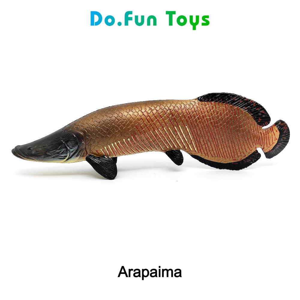 Animal Figurine | ARAPAIMA FISH NEW / Mainan Miniatur Binatang Ikan Arapaima