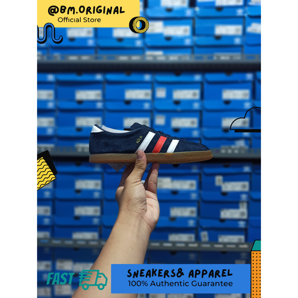 Adidas Koln Navy Gumsole City Series ORIGINAL FV1196